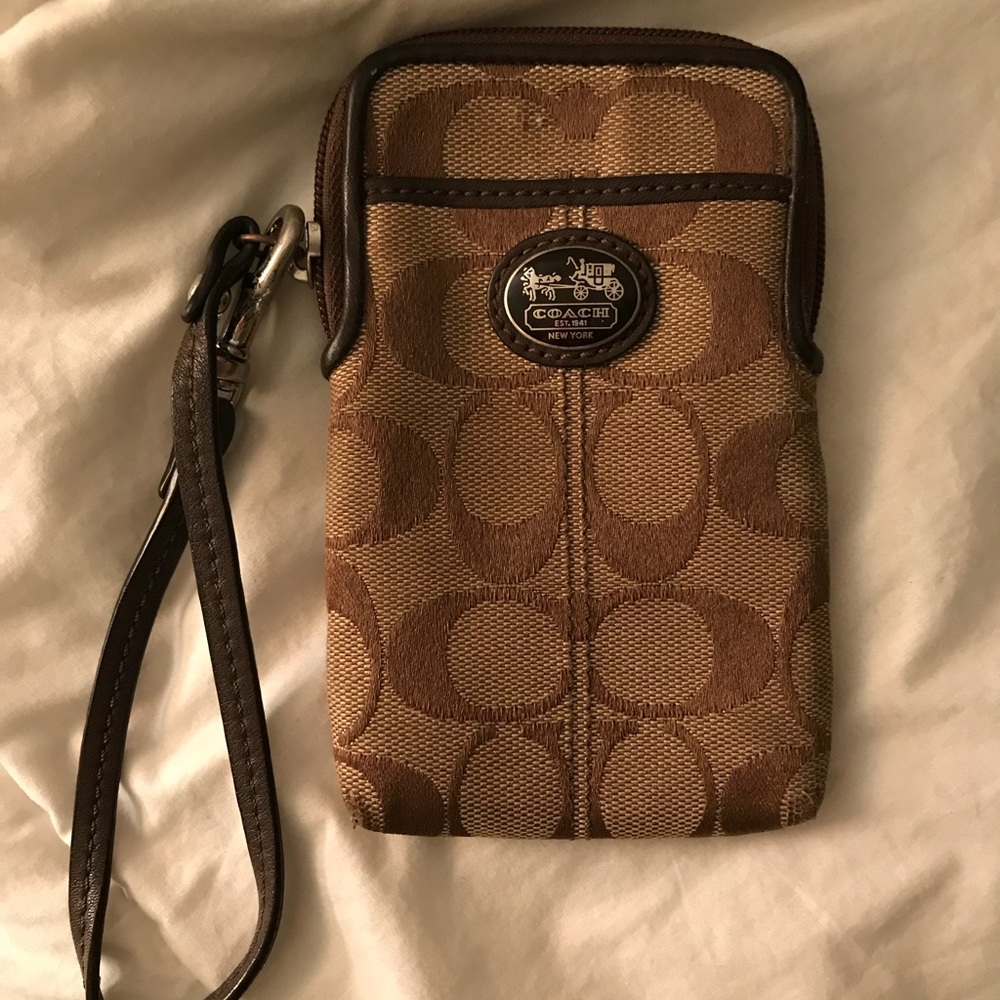 Authentic Coach Wristlet